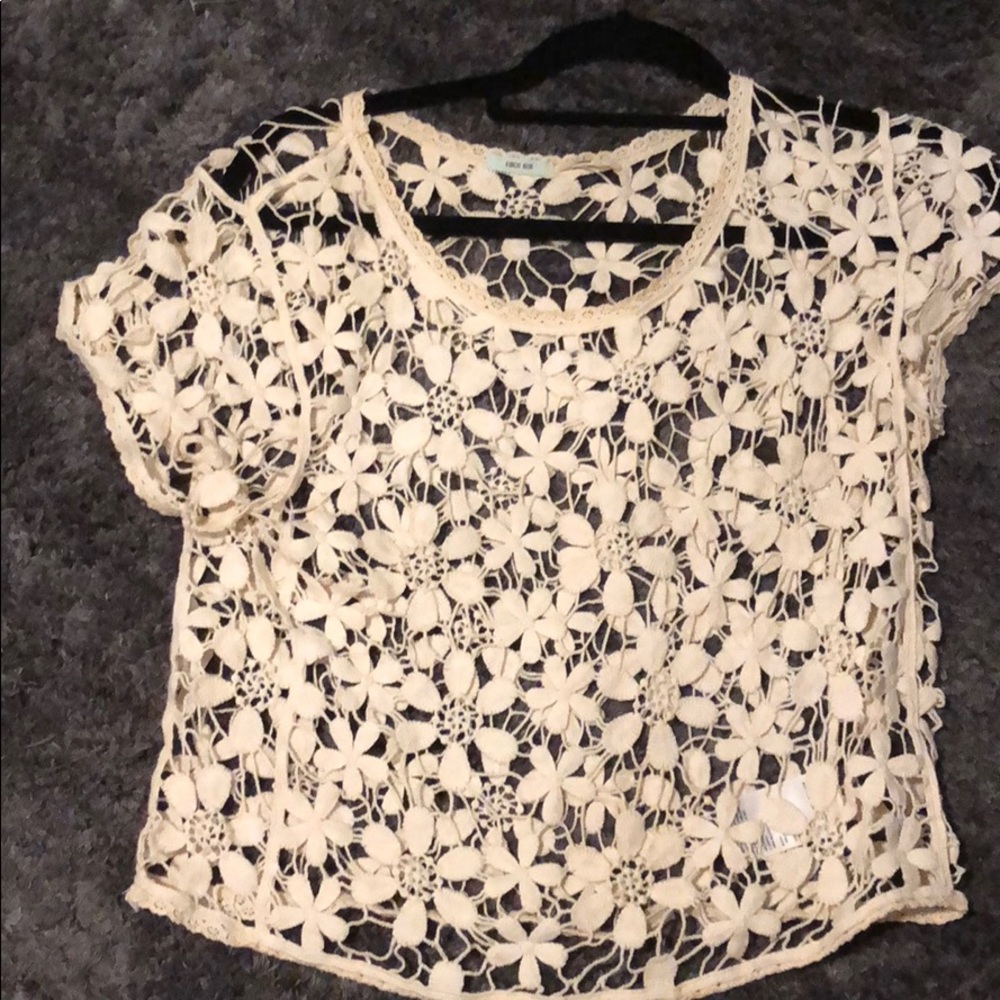 See through urban outfitters shirt